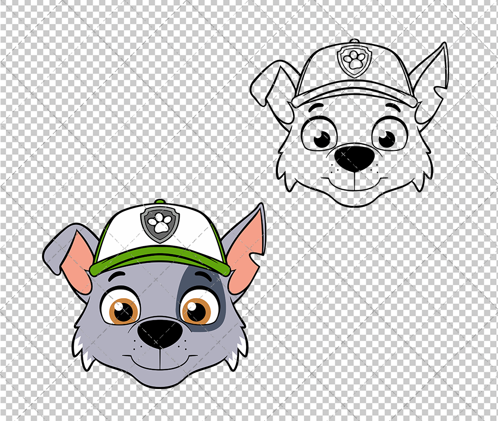 Rocky - Paw Patrol, Svg, Dxf, Eps, Png - SvgShopArt