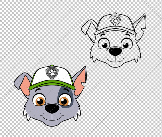 Rocky - Paw Patrol, Svg, Dxf, Eps, Png - SvgShopArt