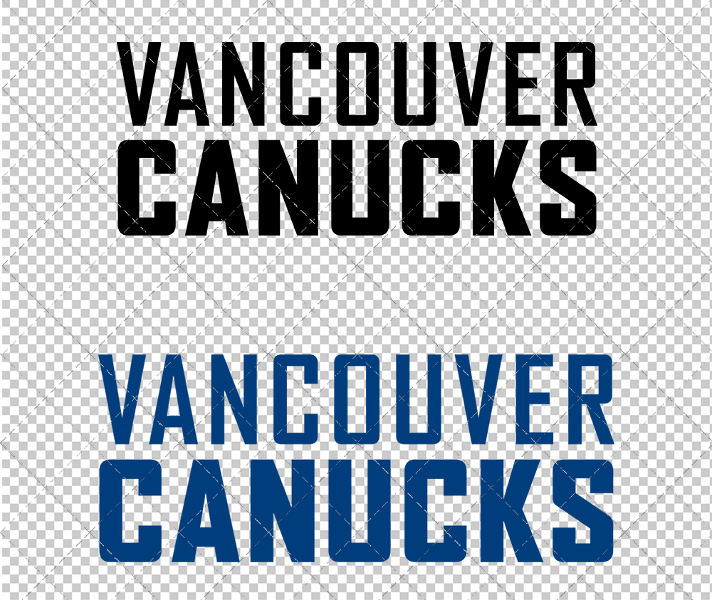 Vancouver Canucks Wordmark 2007, Svg, Dxf, Eps, Png - SvgShopArt