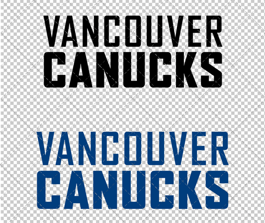 Vancouver Canucks Wordmark 2007, Svg, Dxf, Eps, Png - SvgShopArt