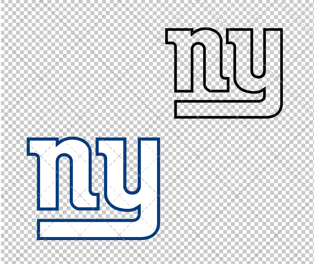 New York Giants Alternate 2000 004, Svg, Dxf, Eps, Png - SvgShopArt