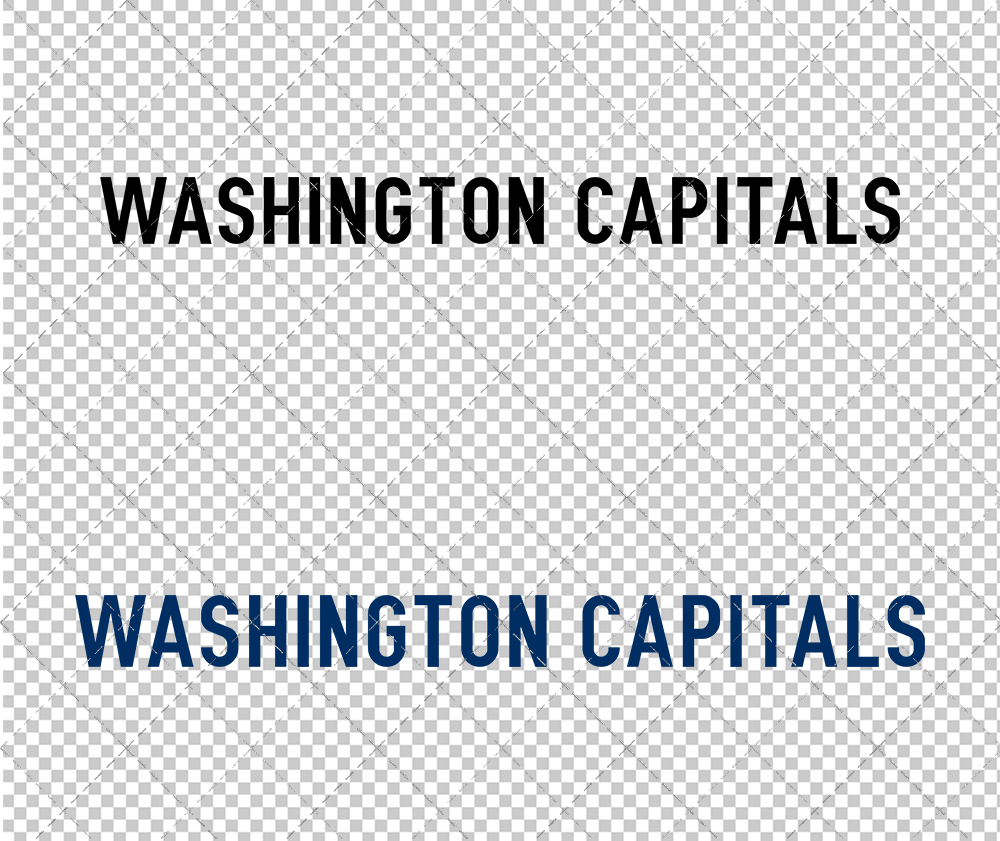 Washington Capitals Wordmark Concept 2007 002, Svg, Dxf, Eps, Png - SvgShopArt