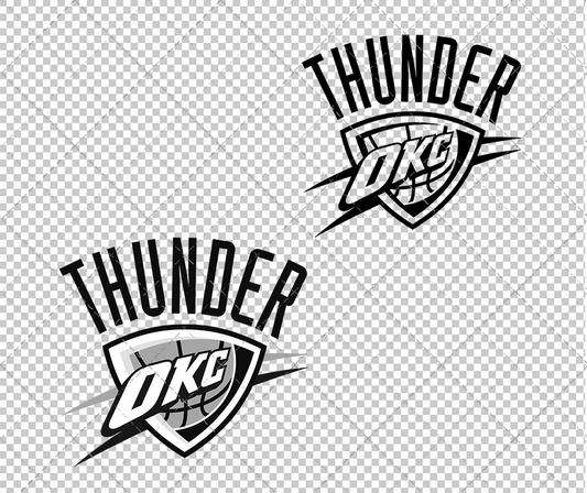 Oklahoma City Thunder Concept 2008 004, Svg, Dxf, Eps, Png - SvgShopArt