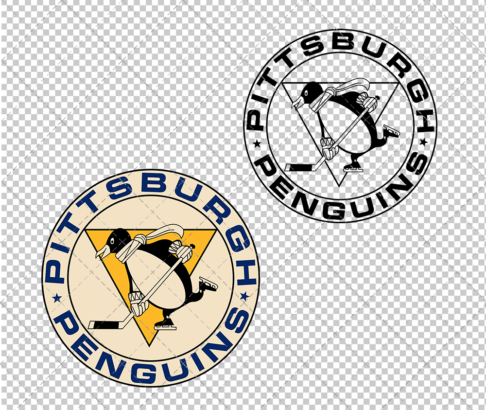 Pittsburgh Penguins Alternate 2011, Svg, Dxf, Eps, Png - SvgShopArt