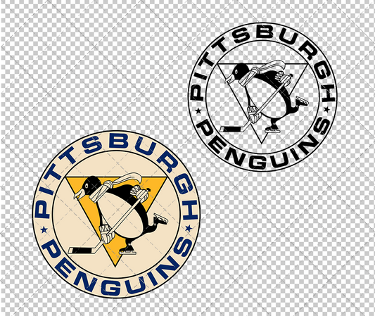 Pittsburgh Penguins Alternate 2011, Svg, Dxf, Eps, Png - SvgShopArt