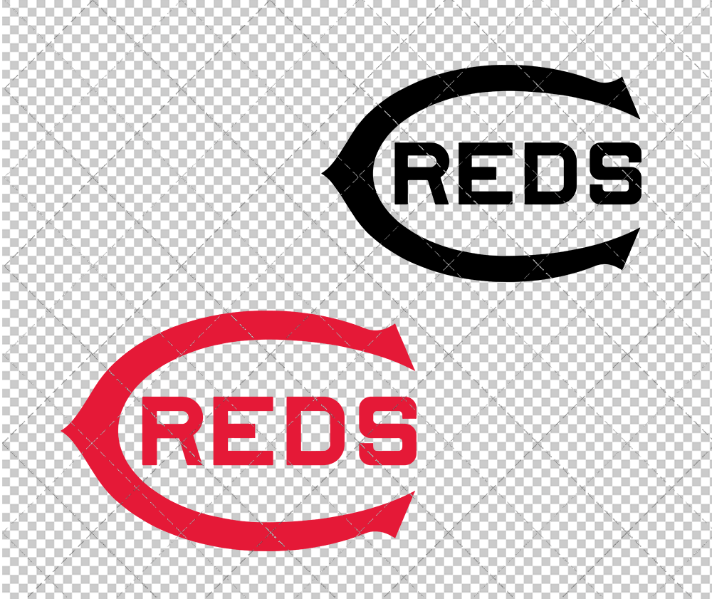 Cincinnati Reds 1913, Svg, Dxf, Eps, Png - SvgShopArt