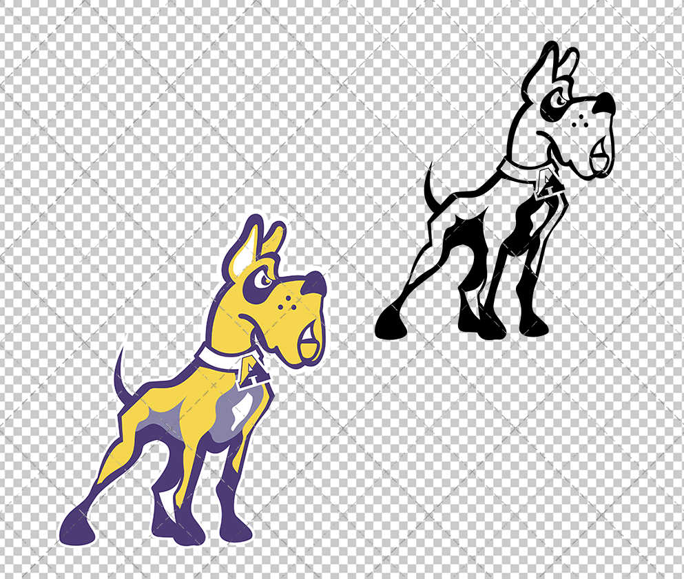 Albany Great Danes Alternate 2002 002, Svg, Dxf, Eps, Png - SvgShopArt