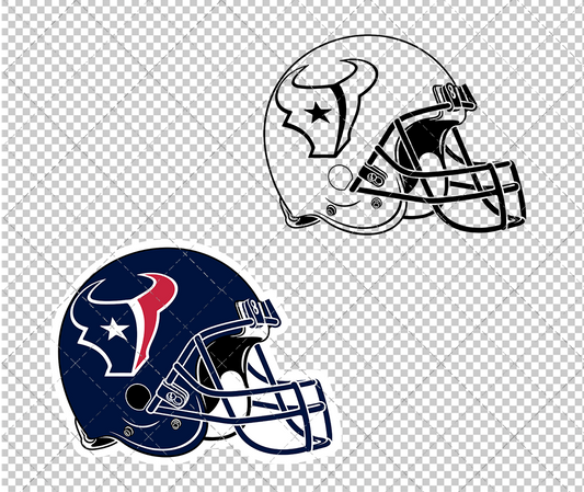 Houston Texans Helmet 2002 002, Svg, Dxf, Eps, Png - SvgShopArt