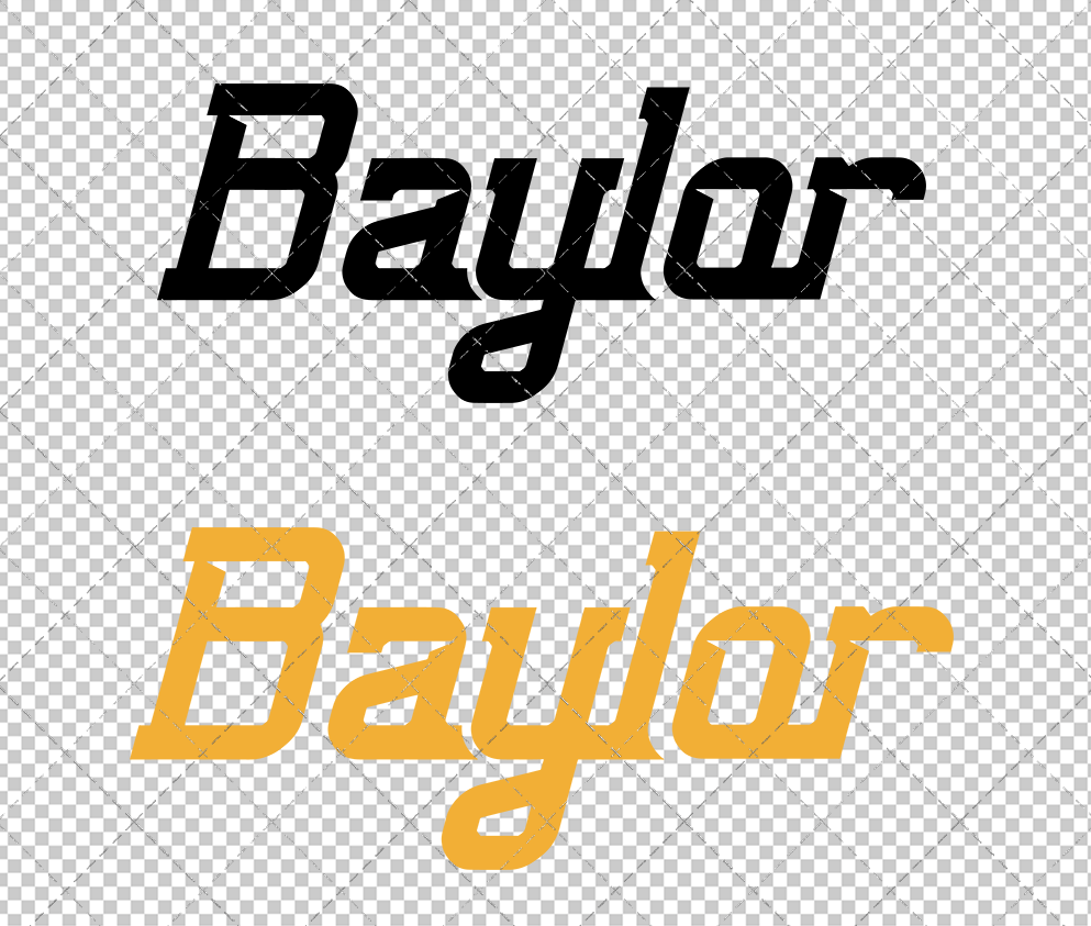 Baylor Bears Wordmark 2019 008, Svg, Dxf, Eps, Png - SvgShopArt