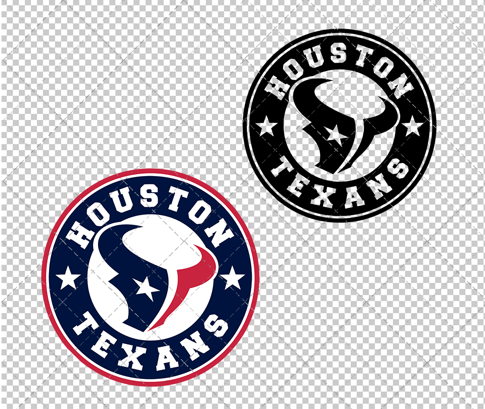 Houston Texans Circle 2002 004, Svg, Dxf, Eps, Png - SvgShopArt