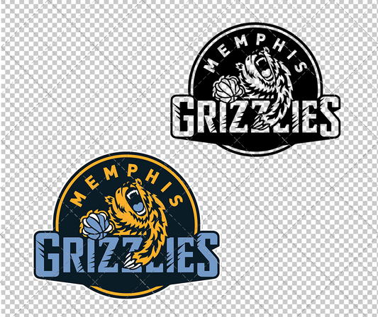 Memphis Grizzlies Concept 2004 004, Svg, Dxf, Eps, Png - SvgShopArt