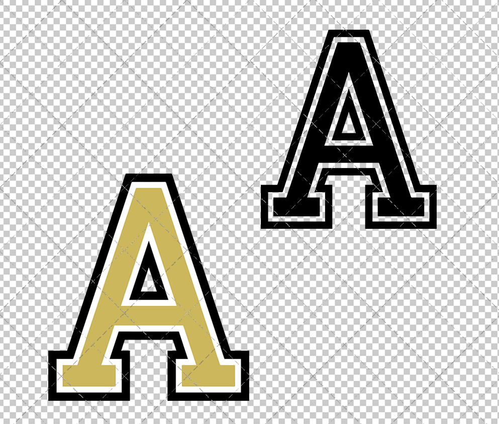 Army Black Knights Alternate 2005 005, Svg, Dxf, Eps, Png - SvgShopArt