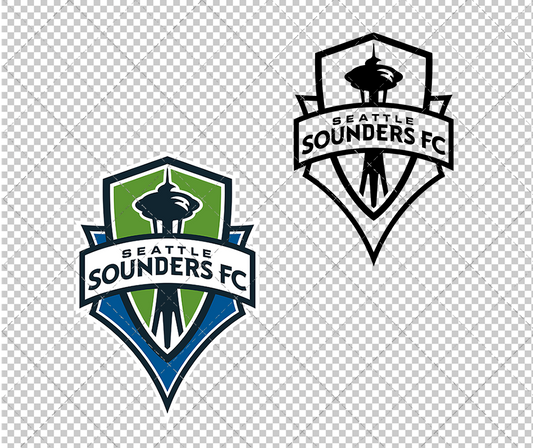 Seattle Sounders FC 2009, Svg, Dxf, Eps, Png - SvgShopArt