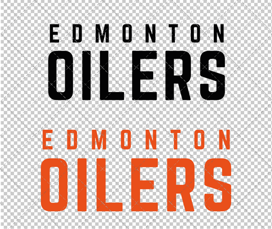 Edmonton Oilers Wordmark 2022 002, Svg, Dxf, Eps, Png - SvgShopArt