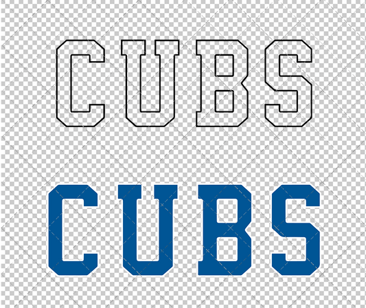 Chicago Cubs Jersey 2014, Svg, Dxf, Eps, Png - SvgShopArt