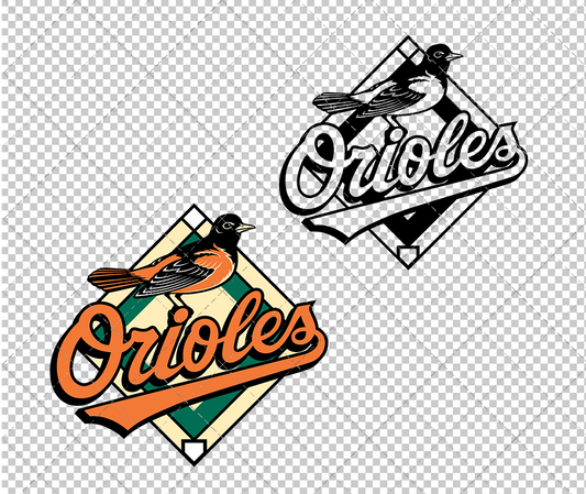 Baltimore Orioles 1998, Svg, Dxf, Eps, Png - SvgShopArt