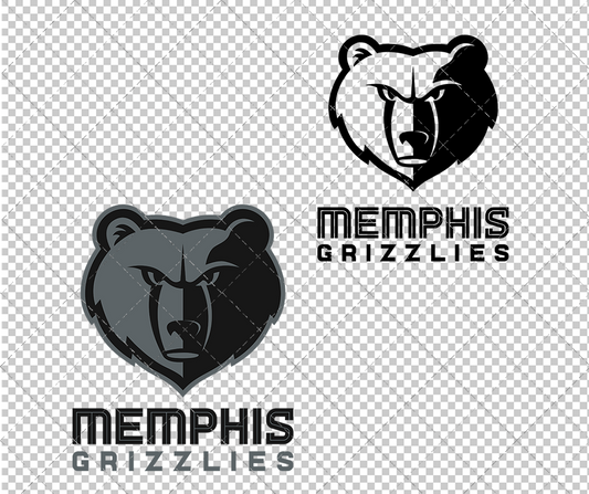Memphis Grizzlies Concept 2018 008, Svg, Dxf, Eps, Png - SvgShopArt