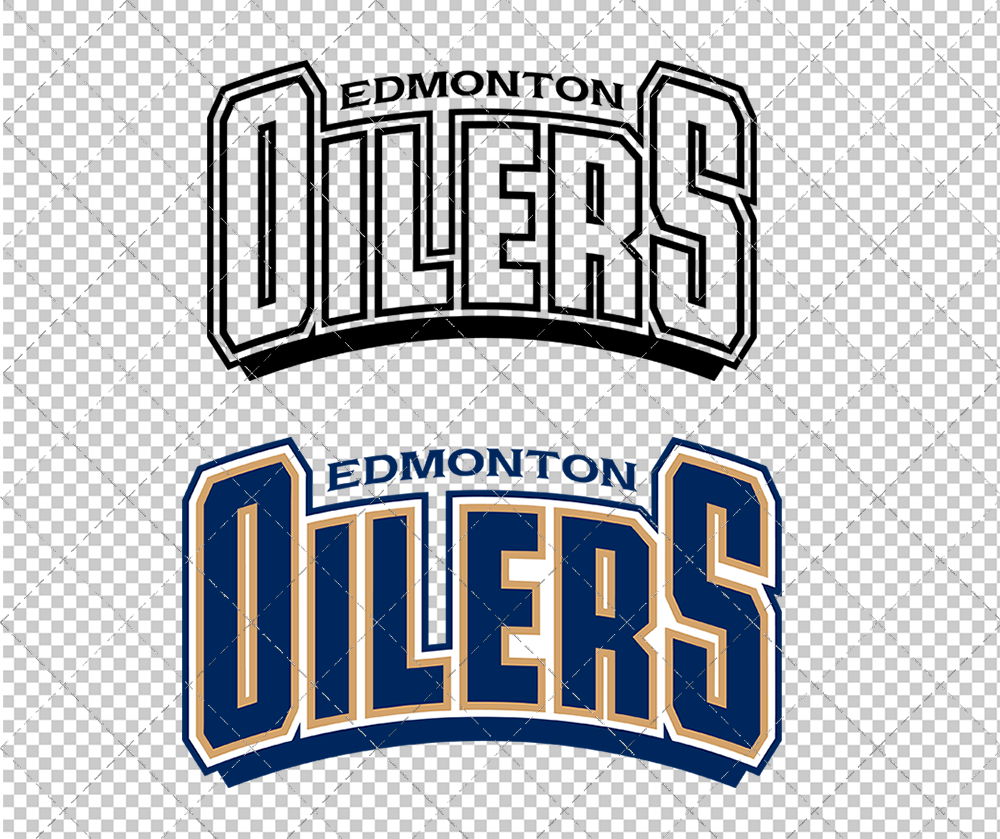 Edmonton Oilers Wordmark 1996, Svg, Dxf, Eps, Png - SvgShopArt