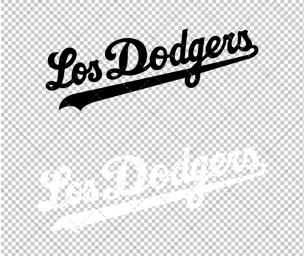 Los Angeles Dodgers City Connect 2021 002, Svg, Dxf, Eps, Png - SvgShopArt