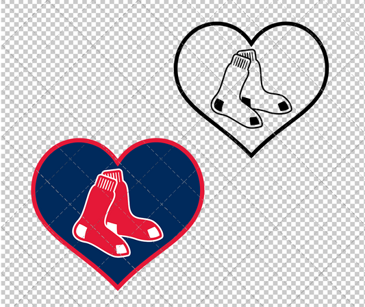 Boston Red Sox Concept 2009, Svg, Dxf, Eps, Png - SvgShopArt