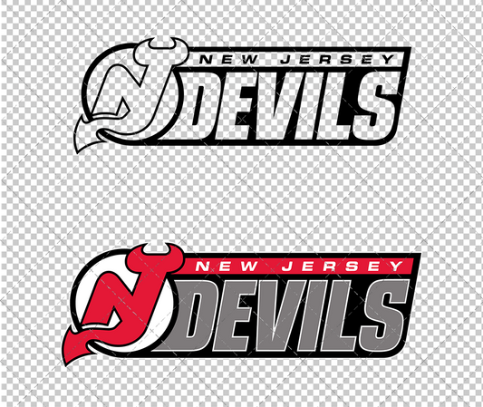 New Jersey Devils Wordmark 1999, Svg, Dxf, Eps, Png - SvgShopArt