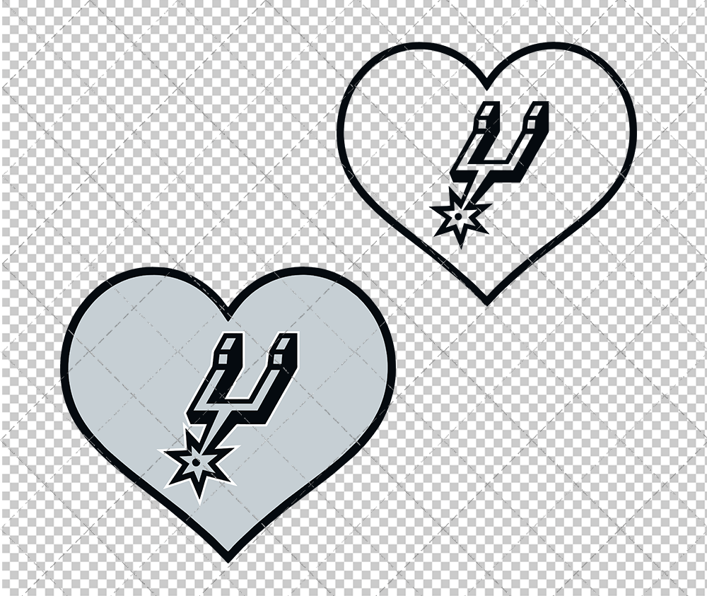 San Antonio Spurs Concept 2017, Svg, Dxf, Eps, Png - SvgShopArt