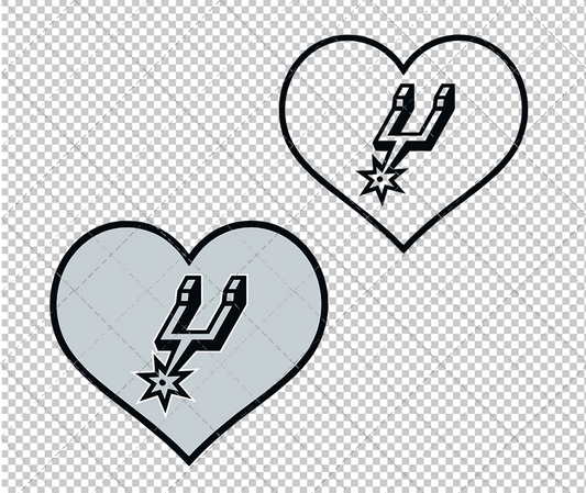 San Antonio Spurs Concept 2017, Svg, Dxf, Eps, Png - SvgShopArt