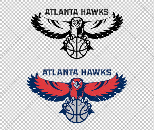 Atlanta Hawks 2007, Svg, Dxf, Eps, Png - SvgShopArt