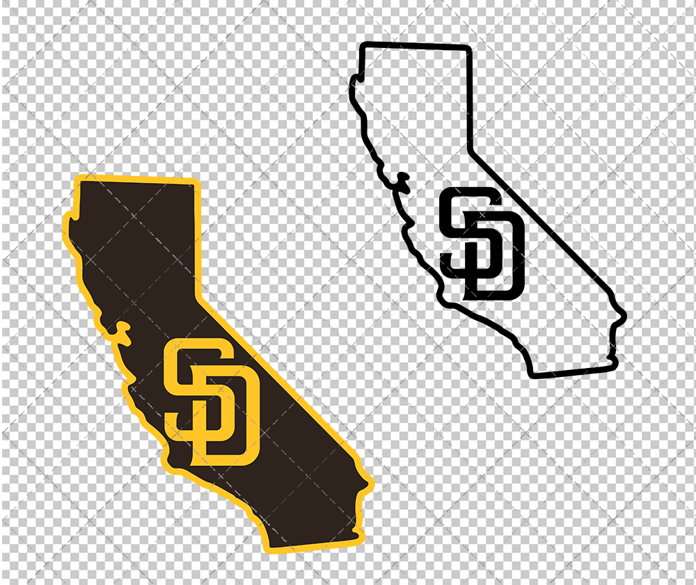 San Diego Padres Concept 2020 004, Svg, Dxf, Eps, Png - SvgShopArt