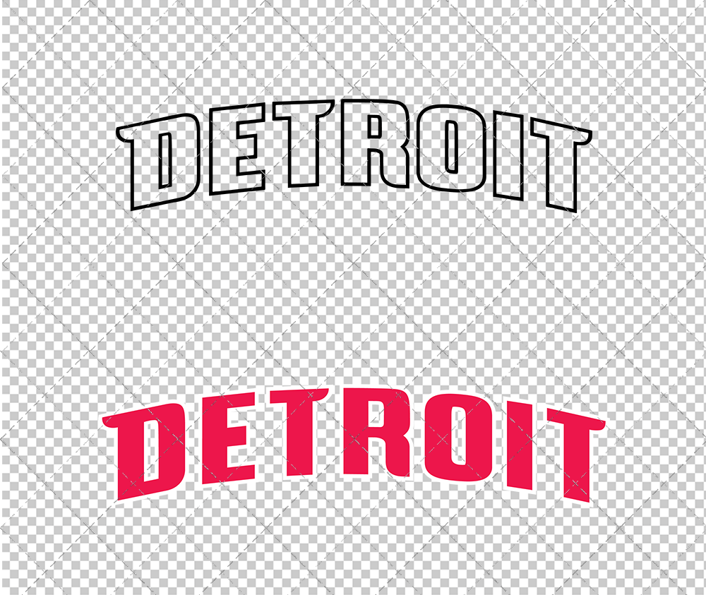 Detroit Pistons Jersey 2001 002, Svg, Dxf, Eps, Png - SvgShopArt