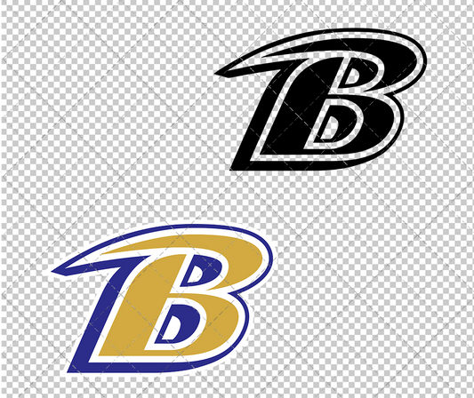 Baltimore Ravens Alternate 1999 003, Svg, Dxf, Eps, Png - SvgShopArt