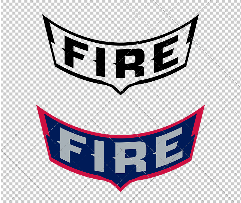 Chicago Fire Wordmark 1998, Svg, Dxf, Eps, Png - SvgShopArt