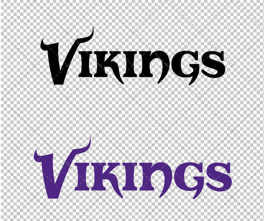 Minnesota Vikings Wordmark 2004, Svg, Dxf, Eps, Png - SvgShopArt