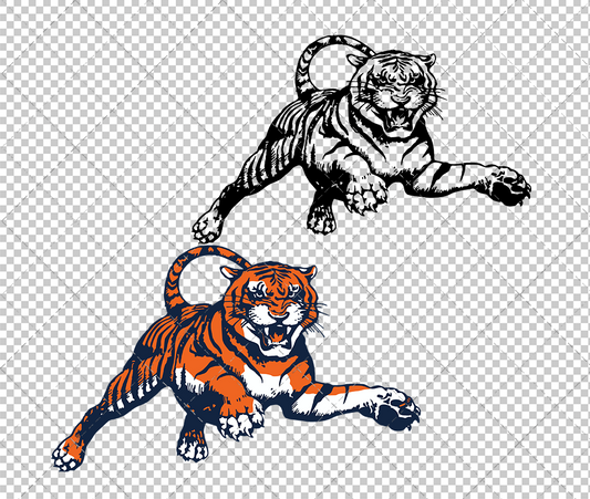 Auburn Tigers Alternate 1983 002, Svg, Dxf, Eps, Png - SvgShopArt