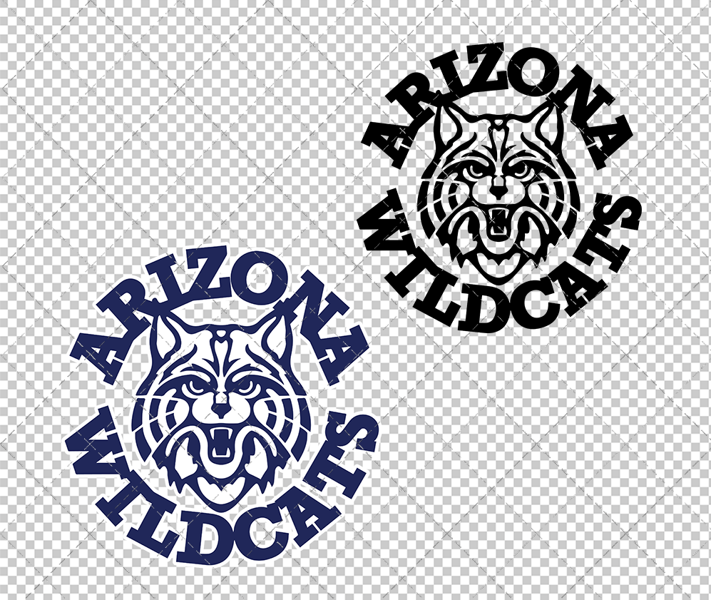 Arizona Wildcats Alternate 1981, Svg, Dxf, Eps, Png - SvgShopArt