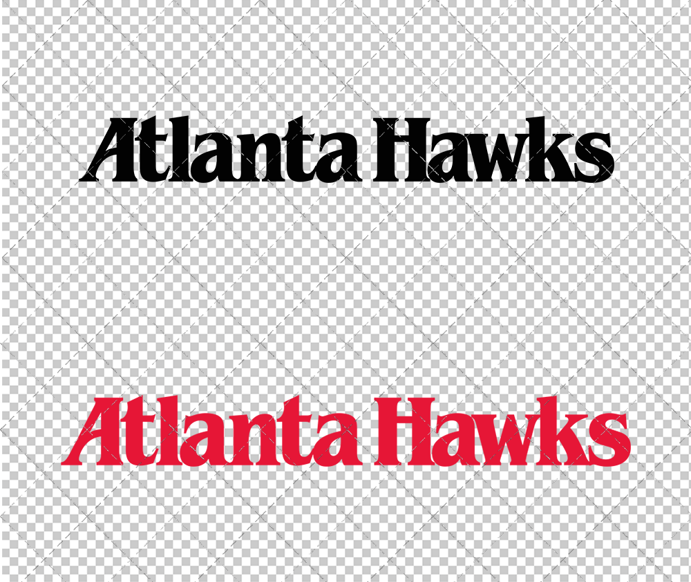 Atlanta Hawks Wordmark 1972, Svg, Dxf, Eps, Png - SvgShopArt