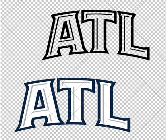 Atlanta Hawks Alternate 2007 004, Svg, Dxf, Eps, Png - SvgShopArt