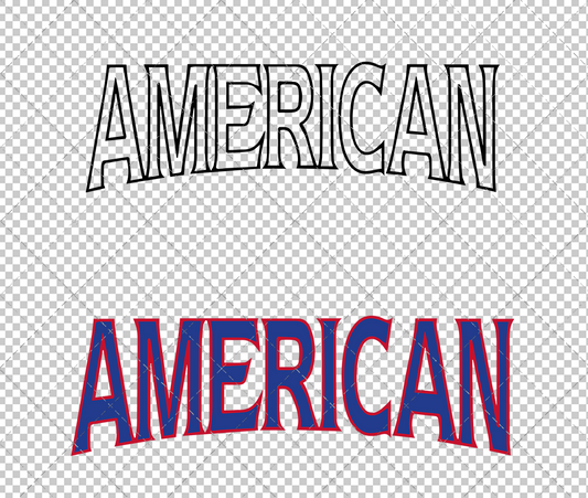 American Eagles Wordmark 2006, Svg, Dxf, Eps, Png - SvgShopArt