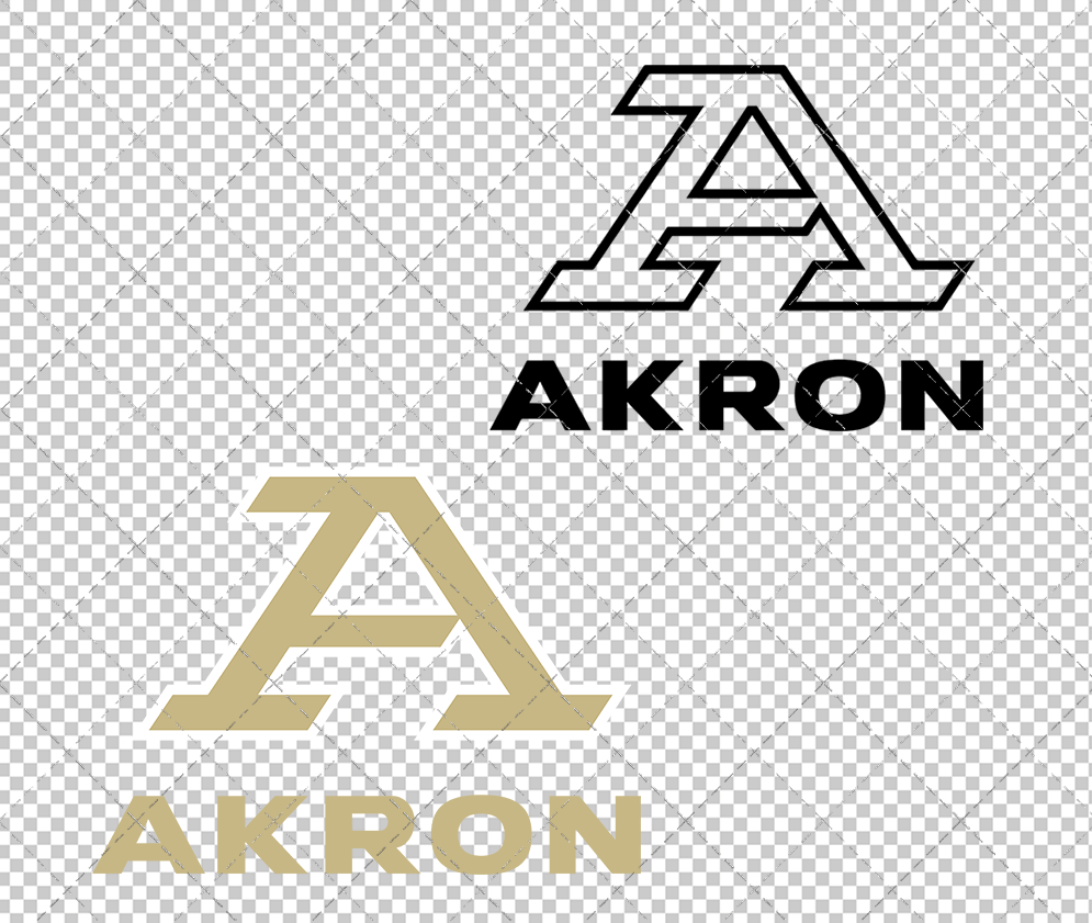 Akron Zips Alternate 2022 002, Svg, Dxf, Eps, Png - SvgShopArt