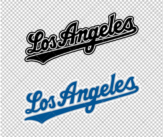 Los Angeles Dodgers Jersey 1999 002, Svg, Dxf, Eps, Png - SvgShopArt