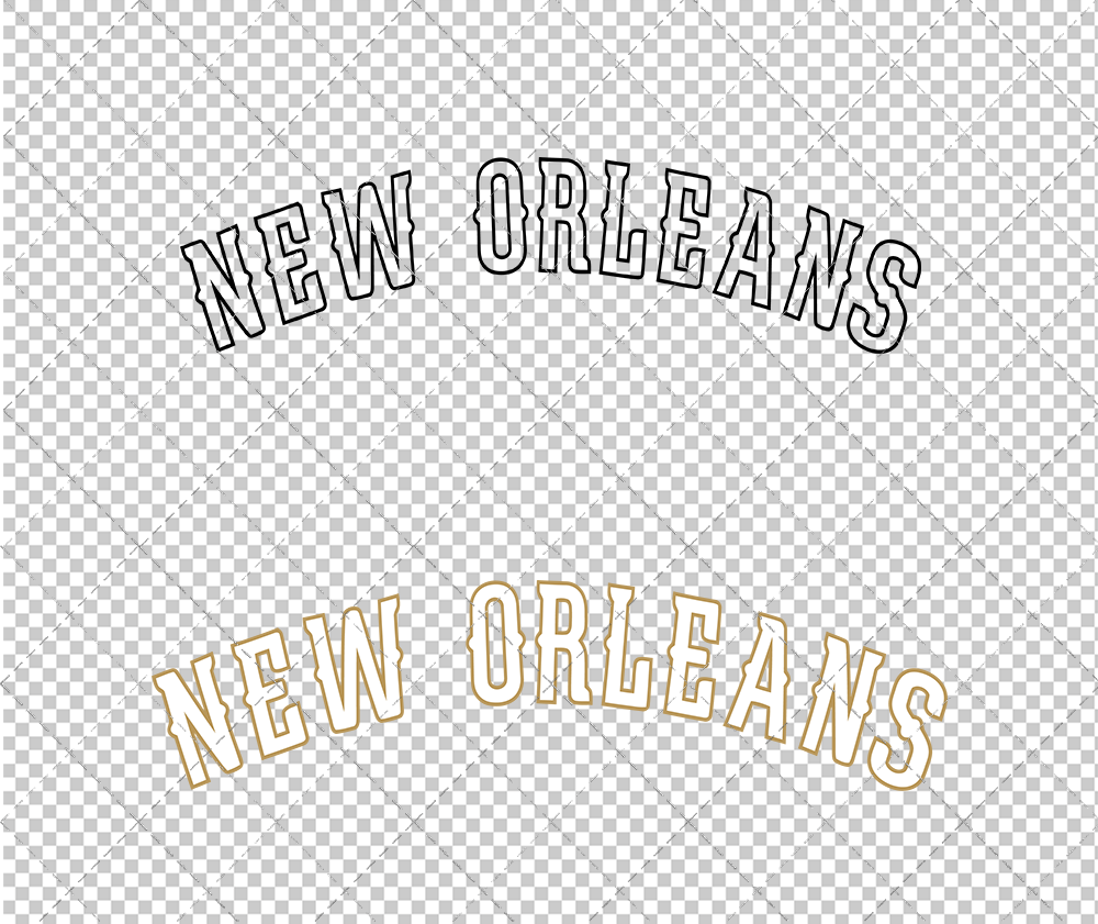 New Orleans Pelicans Jersey 2013 002, Svg, Dxf, Eps, Png - SvgShopArt