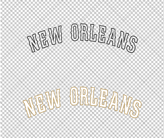 New Orleans Pelicans Jersey 2013 002, Svg, Dxf, Eps, Png - SvgShopArt