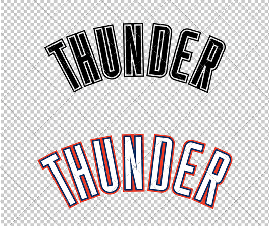 Oklahoma City Thunder Jersey 2008, Svg, Dxf, Eps, Png - SvgShopArt