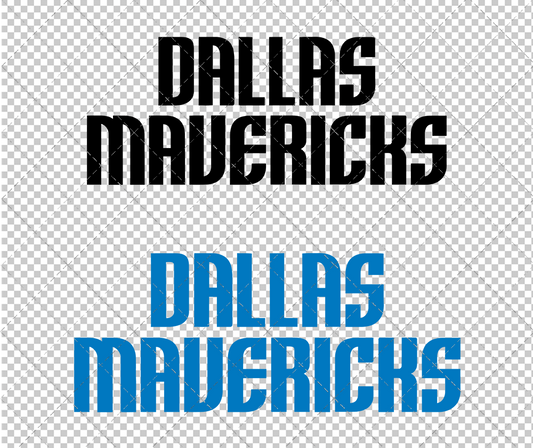 Dallas Mavericks Wordmark 2017 002, Svg, Dxf, Eps, Png - SvgShopArt