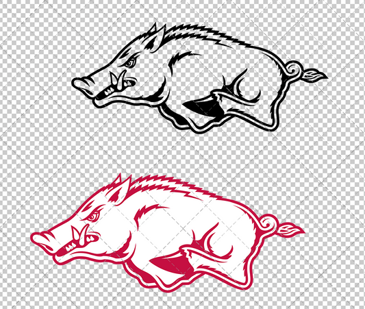 Arkansas Razorbacks Alternate 2001 003, Svg, Dxf, Eps, Png - SvgShopArt