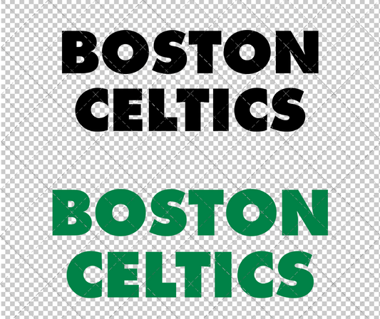 Boston Celtics Wordmark 1998, Svg, Dxf, Eps, Png - SvgShopArt