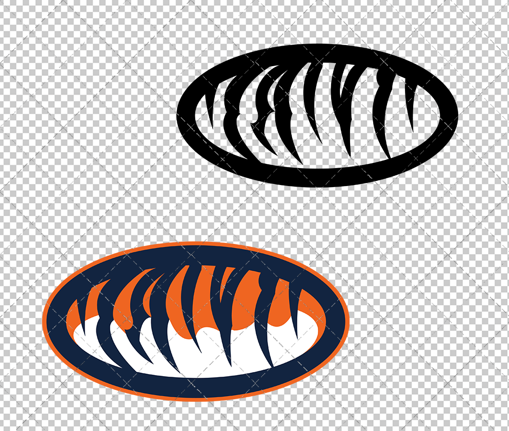 Auburn Tigers Alternate 1997 003, Svg, Dxf, Eps, Png - SvgShopArt