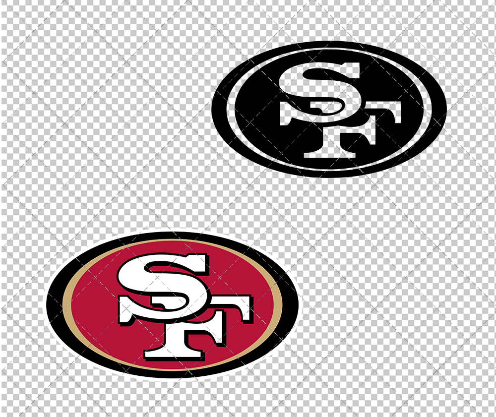 San Francisco 49Ers 2009, Svg, Dxf, Eps, Png - SvgShopArt