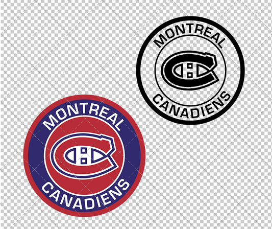 Montreal Canadiens Circle 1999 003, Svg, Dxf, Eps, Png - SvgShopArt