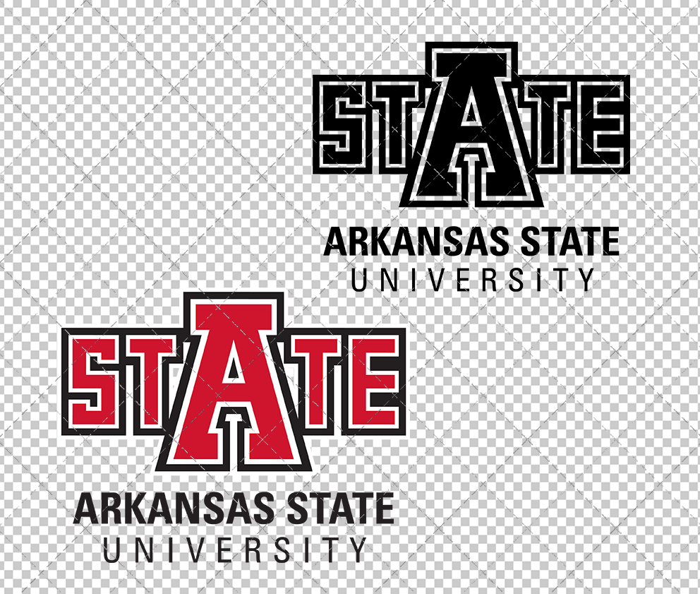 Arkansas State Red Wolves Wordmark 2015, Svg, Dxf, Eps, Png - SvgShopArt